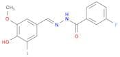 3-fluoro-benzoicacid,(2E)-2-[(4-hydroxy-3-iodo-5-methoxyphenyl)methylene]hydrazide