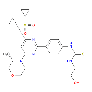 N-[4-[4-[1-(cyclopropylsulfonyl)cyclopropyl]-6-[(3S)-3-methyl-4-morpholinyl]-2-pyrimidinyl]phenyl]…