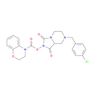 7-(4-chlorobenzyl)-1,3-dioxohexahydroimidazo[1,5-a]pyrazin-2(3H)-yl2,3-dihydro-4H-benzo[b][1,4]oxa…