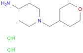 1-[(Tetrahydro-2H-pyran-4-yl)methyl]piperidin-4-amine dihydrochloride