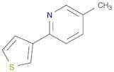 5-Methyl-2-(3-thienyl)pyridine