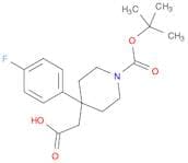 1-[(1,1-Dimethylethoxy)carbonyl]-4-(4-fluorophenyl)-4-piperidineacetic acid