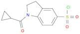 1-Cyclopropanecarbonyl-2,3-dihydro-1H-indole-5-sulfonyl chloride