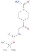 tert-Butyl (2-(4-carbamoylpiperazin-1-yl)-2-oxoethyl)carbamate