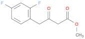 Methyl 2,4-difluoro-b-oxo-benzenebutanate