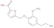 5-(2-Methoxy-4-propylphenoxymethyl)furan-2-carboxylic acid