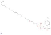 Sodium [3-(hexadecyloxy)propoxy]({[(4-methylbenzenesulfonyl)oxy]methyl})phosphinic acid
