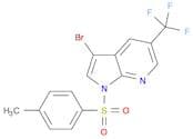 1H-Pyrrolo[2,3-b]pyridine, 3-bromo-1-[(4-methylphenyl)sulfonyl]-5-(trifluoromethyl)-