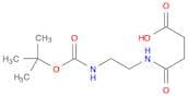 4-((2-((tert-butoxycarbonyl)amino)ethyl)amino)-4-oxobutanoic acid
