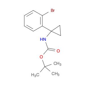 tert-Butyl N-[1-(2-bromophenyl)cyclopropyl]carbamate