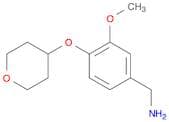 [3-Methoxy-4-(oxan-4-yloxy)phenyl]methanamine