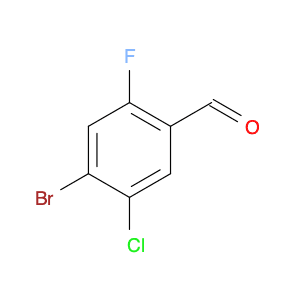 4-Bromo-5-chloro-2-fluorobenzaldehyde