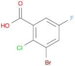 3-Bromo-2-chloro-5-fluorobenzoic acid
