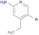 2-Amino-5-bromo-4-ethylpyridine