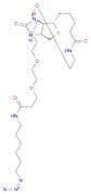 N-(6-Azidohexyl)-1-(5-((3aS,4S,6aR)-2-oxohexahydro-1H-thieno[3,4-d]imidazol-4-yl)pentanamido)-3,6,…