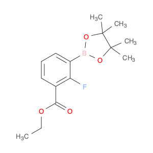 Benzoic acid, 2-fluoro-3-(4,4,5,5-tetramethyl-1,3,2-dioxaborolan-2-yl)-, ethyl ester