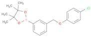 2-(3-((4-chlorophenoxy)methyl)phenyl)-4,4,5,5-tetramethyl-1,3,2-dioxaborolane