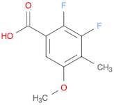 2,3-Difluoro-5-methoxy-4-methylbenzoic Acid