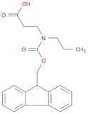 3-((((9H-Fluoren-9-yl)methoxy)carbonyl)(propyl)amino)propanoic acid