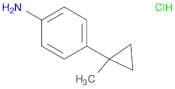 4-(1-Methylcyclopropyl)aniline hydrochloride