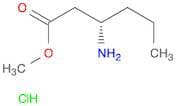 methyl (3S)-3-aminohexanoate hydrochloride