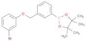 2-(3-((3-bromophenoxy)methyl)phenyl)-4,4,5,5-tetramethyl-1,3,2-dioxaborolane