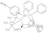 Chloro(4-cyanophenyl){(R)-1-[(S)-2-(diphenylphosphino)ferrocenyl]ethyl(di-t-butyl)phosphine}nickel…