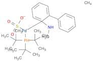 Methanesulfonato(tri-t-butylphosphino)(2'-methylamino-1,1'-biphenyl-2-yl)palladium(II), 98% [P(t-B…