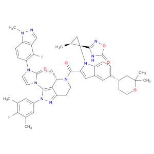 3-[(1S,2S)-1-[2-[[(4S)-2-(4-Fluoro-3,5-dimethylphenyl)-3-[3-(4-fluoro-1-methyl-1H-indazol-5-yl)-2,…