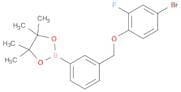 2-(3-((4-bromo-2-fluorophenoxy)methyl)phenyl)-4,4,5,5-tetramethyl-1,3,2-dioxaborolane