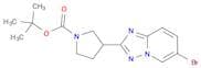 tert-butyl 3-(6-bromo-[1,2,4]triazolo[1,5-a]pyridin-2-yl)pyrrolidine-1-carboxylate