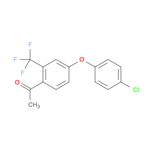 1-(4-(4-chlorophenoxy)-2-(trifluoromethyl)phenyl)ethanone