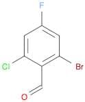 2-Bromo-6-chloro-4-fluorobenzaldehyde