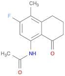 N-(3-Fluoro-4-methyl-8-oxo-5,6,7,8-tetrahydro-1-naphthyl)acetamide