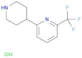 2-(piperidin-4-yl)-6-(trifluoromethyl)pyridine hydrochloride