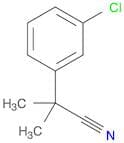 2-(3-chlorophenyl)-2-methyl-propanenitrile