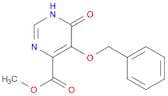 methyl 5-(benzyloxy)-6-oxo-1,6-dihydropyrimidine-4-carboxylate