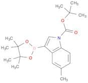 tert-butyl 5-methyl-3-(4,4,5,5-tetramethyl-1,3,2-dioxaborolan-2-yl)-1H-indole-1-carboxylate