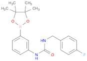 1-(4-fluorobenzyl)-3-(3-(4,4,5,5-tetramethyl-1,3,2-dioxaborolan-2-yl)phenyl)urea