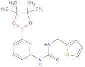 1-(3-(4,4,5,5-tetramethyl-1,3,2-dioxaborolan-2-yl)phenyl)-3-(thiophen-2-ylmethyl)urea