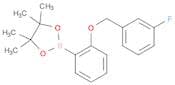 1,3,2-Dioxaborolane, 2-[2-[(3-fluorophenyl)methoxy]phenyl]-4,4,5,5-tetramethyl-
