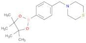 4-{[4-(tetramethyl-1,3,2-dioxaborolan-2-yl)phenyl]methyl}thiomorpholine