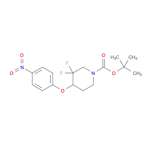 tert-butyl 3,3-difluoro-4-(4-nitrophenoxy)piperidine-1-carboxylate
