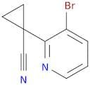 1-(3-Bromopyridin-2-yl)cyclopropanecarbonitrile