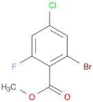 Methyl 2-bromo-4-chloro-6-fluorobenzoate