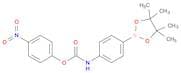 Carbamic acid, N-[4-(4,4,5,5-tetramethyl-1,3,2-dioxaborolan-2-yl)phenyl]-, 4-nitrophenyl ester