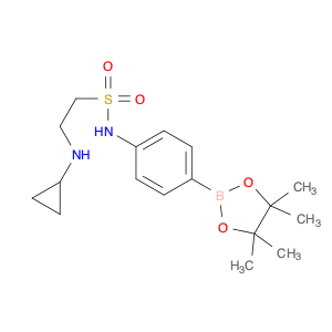 Ethanesulfonamide, 2-(cyclopropylamino)-N-[4-(4,4,5,5-tetramethyl-1,3,2-dioxaborolan-2-yl)phenyl]-