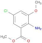 2-AMINO-5-CHLORO-3-METHOXY-BENZOIC ACID METHYL ESTER