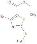 Ethyl 4-bromo-2-(methylsulfanyl)-1,3-thiazole-5-carboxylate