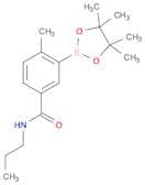 4-methyl-N-propyl-3-(4,4,5,5-tetramethyl-1,3,2-dioxaborolan-2-yl)benzamide